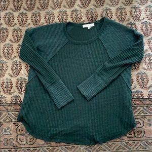 Anthropologie Waffle Knit Shirt